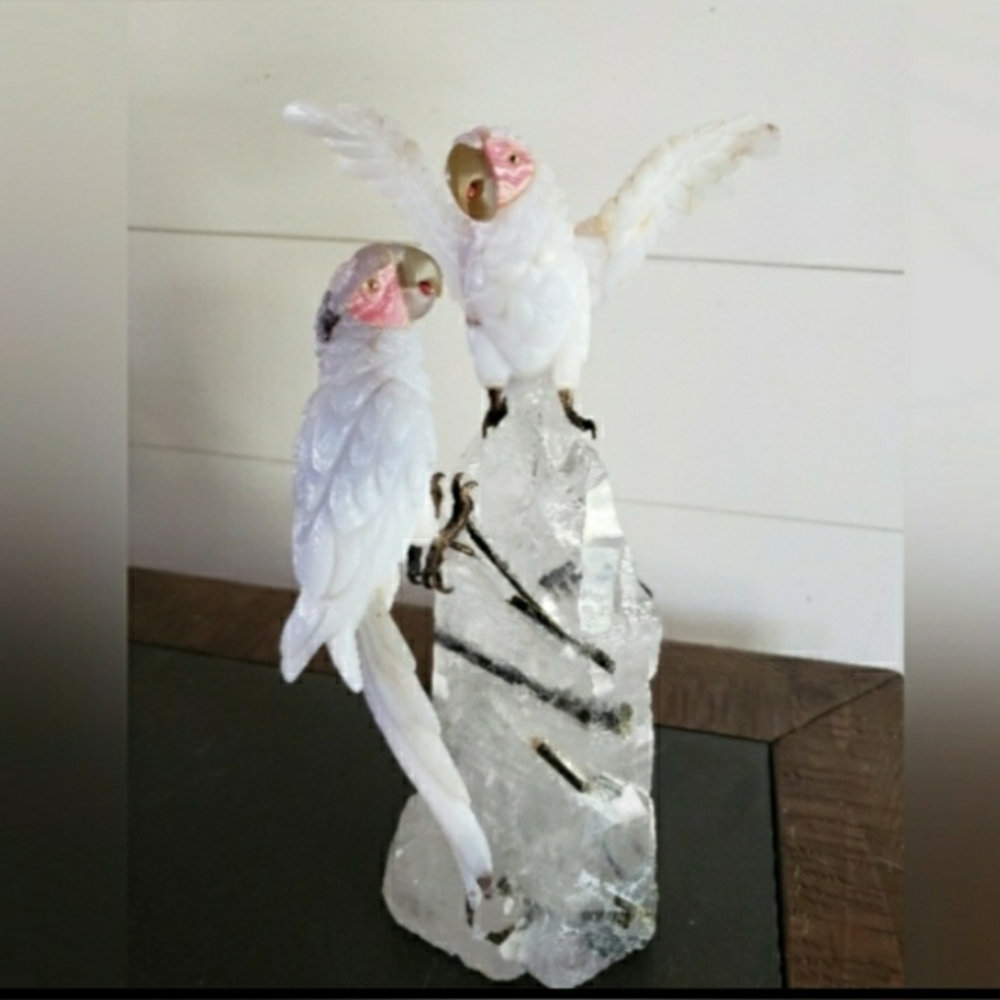 Peter Muller Carved Gemstone Sculpture, From Brazil, Exquisite, 2003 - Picture 1 of 15